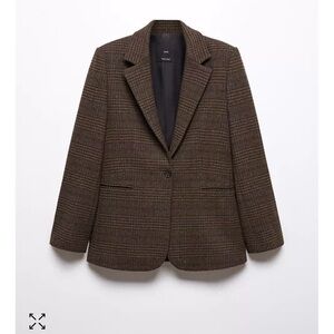 Wool blend blazer, new without tags